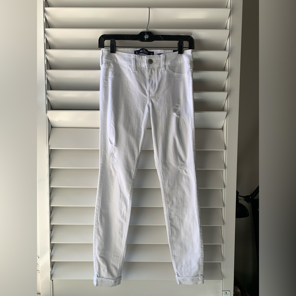 White Jean Legging